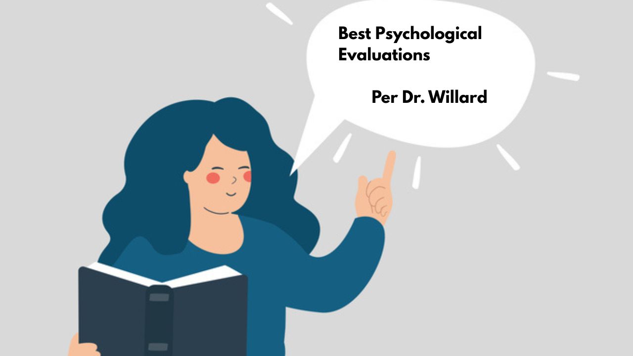 Psychologist with book pointing to text